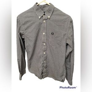 Fred Perry Checkered Button Down Shirt